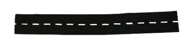 Knieschoner Ersatzriemen 410 x30 Gummi für Profi schwarz 013221 (oben)