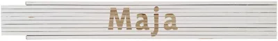 Meterstab weiß Maja