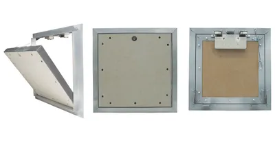 Revisionsklappe 200 x 200 mm GK=25 F30 für Decke, Vierkantverschluss