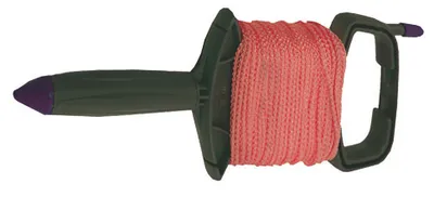 Richtschnur mit Steckstab Flechtschnur 2.5 mm x 50 m pink fluoreszierend