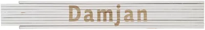 Meterstab weiß Damjan