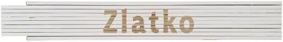 Meterstab weiß Zlatko