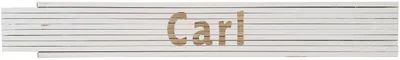 Meterstab weiß Carl