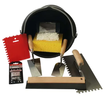 Fliesenlegerset 10-teilig im Eimer