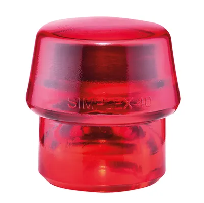 SIMPLEX-Einsatz, Plastik, rot, D=40 mm