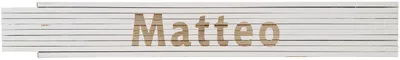 Meterstab weiß Matteo