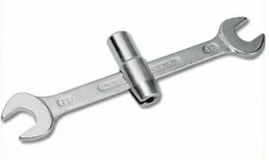 Stockschraubenschlüssel Montageschlüssel 17/19 mm