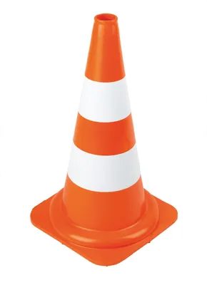 Verkehrsleitkegel rot 50 cm