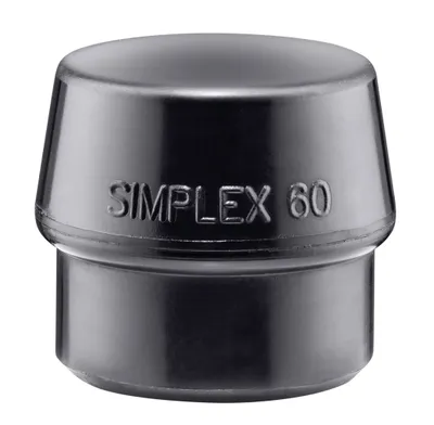 SIMPLEX-Einsatz, Gummikomposition, schwarz, D=60 mm