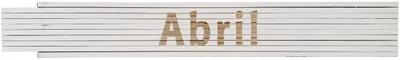 Meterstab weiß Abril