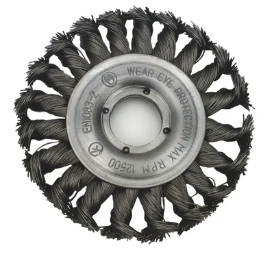 Zopf-Rundbürste 100/0,50 mm 22,2 mm Bohrung