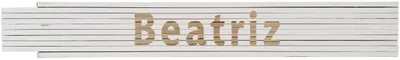 Meterstab weiß Beatriz