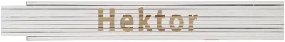 Meterstab weiß Hektor
