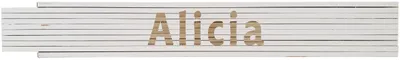 Meterstab weiß Alicia