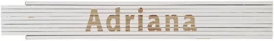 Meterstab weiß Adriana