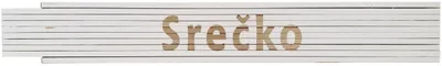 Meterstab weiß Srecko