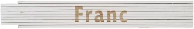 Meterstab weiß Franc