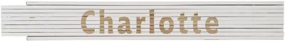 Meterstab weiß Charlotte