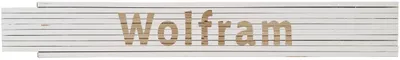 Meterstab weiß Wolfram