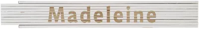 Meterstab weiß Madeleine