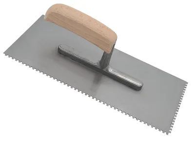 Glättekelle 10x10x10 Stahl Holzgriff