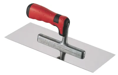 Glättekelle 280x140 mm ohne Zahnung Rostfrei Softgriff