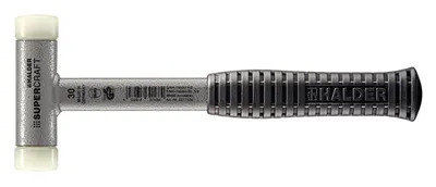 SUPERCRAFT-Schonhammer D=30 mm , mit bruchsicherem Stahlrohrstiel und ergonomisch geformtem, rutschsicherem Griff